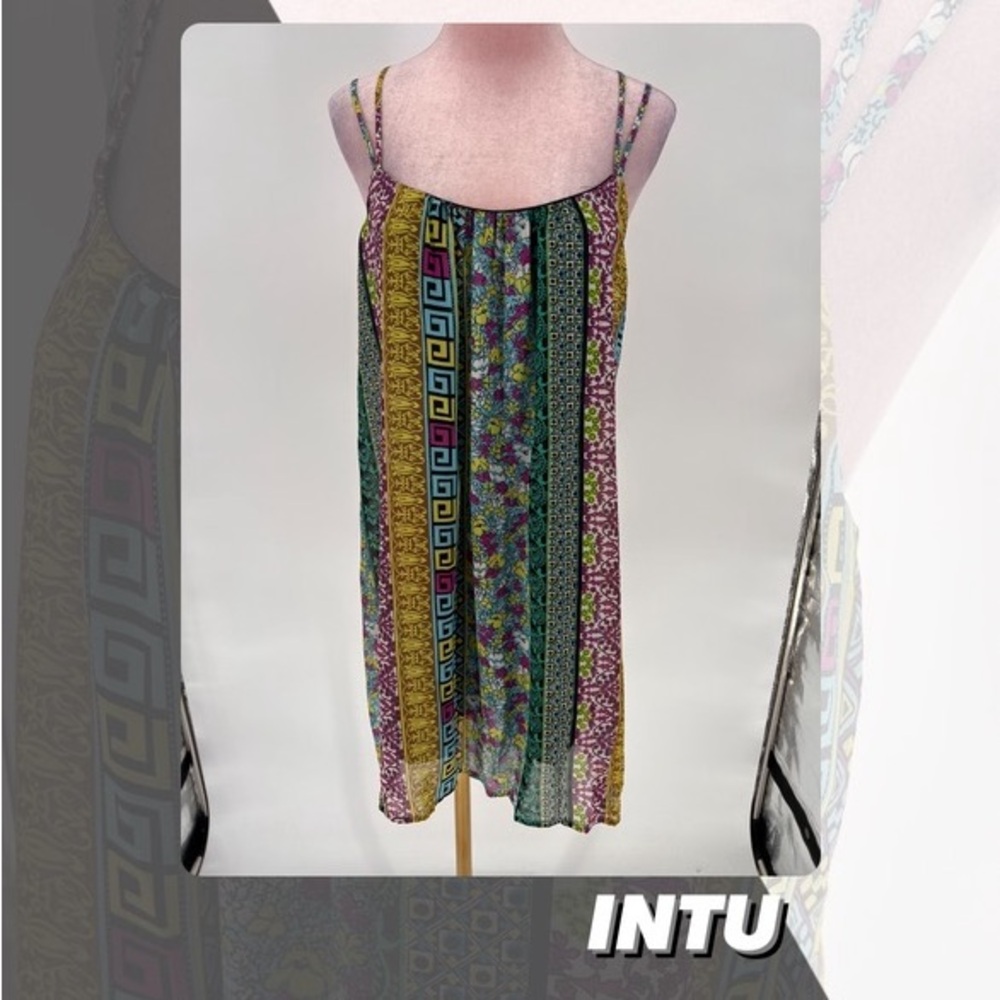 EUC InTu Multi Print Swing Dress